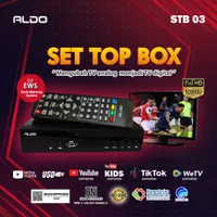 Aldo Set Top Box STB 03 Full HD DVB T2 01 TV SIARAN DIGITAL RECEIVER