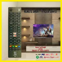REMOT REMOTE TV AQUA SANYO LCD LED SMART TV AQUA JITU