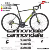 Cannondale Stiker Sepeda RB Untuk Frame Sepeda Universal