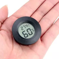 Digital Thermometer Hygrometer Humidity Meter LCD - SD59 - Black