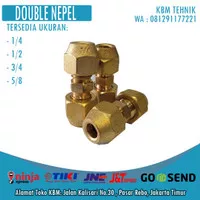 Double Nepel AC 1/4" / 1/2" / 3/4" / 5/8"