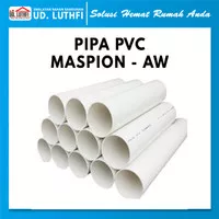 Pipa PVC 1" Putih & Abu Maspion / Pipa Maspion AW 1" Putih & Abu