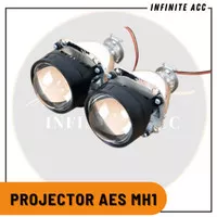 Projector Bowl HID AES MH1 2.5inch Ultimate Lampu Mobil Double Angel