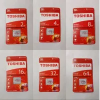 MICRO SD TOSHIBA 2/4/8/16/32/64 GB MICRO SD TOSHIBA MEMORY CARD
