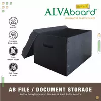 ALVAboard Box Dus Kotak Arsip Dokumen File Kantor 36,5x26,5x24 Cm