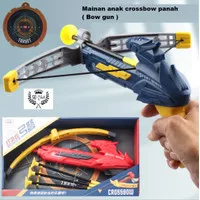 Mainan anak Crossbow Panah Bowgun Pistol Panah Peluru karet Toys Arrow