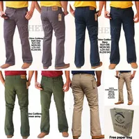 celana chino cutbray / celana pria / celana chino - Hitam, XL(33-34)