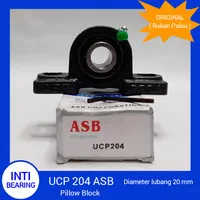 PILLOW BLOCK UCP 204 ASB ASLI UNTUK AS 20 MM BEARING DUDUK ORIGINAL