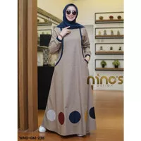 Baju Busana Muslim Wanita Maxi Dress Olivia Khimar Gamis Syari Terbaru