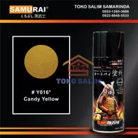 Cat semprot/ Pilox- SAMURAI PAINT- Y016 Candy Yellow* (Seri Yamaha)