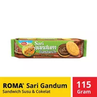 Roma Sari Gandum 115gram 115 gram Coklat / Kacang - Coklat
