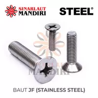 Baut JF Stainless Steel / Machine Screw SS M 3 x 10