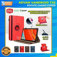 Advan Vandroid T3X 8.9 Flip Case Casing Rotary Leather Stand Bookcover