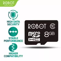memory card 8GB ROBOT ORIGINAL GARANSI RESMI 100%