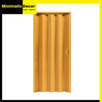 PVC Folding door pintu model geser samping - pintu plastik lipat