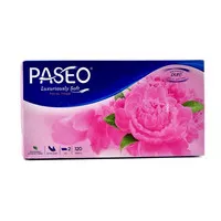 TISU WAJAH PASEO BOX LUXURY ELEGANT 2 PLY ISI 120'S FACIAL TISSUE SOFT