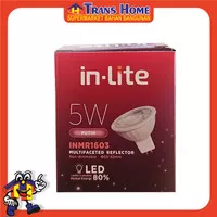 Lampu Cup Sorot IN LITE Spot LED 5Watt Putih INMR1603 8997213200278