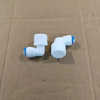 Fitting Elbow 1/4 Selang X 1/2 Drat- Konektor Selang RO