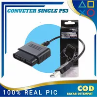 CONVERTER USB SINGLE HITAM STIK PS2 TO PS3/PC