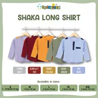 Shankusen SHAKA Boy Long Shirt/Baju Anak Bayi Laki laki Lengan Panjang