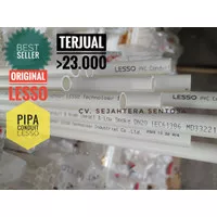 Pipa PVC Conduit LESSO 20mm 2.9meter 1/2 Fitting Listrik Kabel PLN