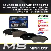 BRAKE PAD / KAMPAS REM DEPAN HONDA STREAM 1.7 / MOBILIO / CIVIC '00-04