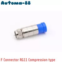 Konektor kabel RG11 F Connector Compression Coaxial cable Belden 9292