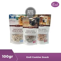 Endi Chews Cookies 100g Dog Snack Treats Cemilan Anjing