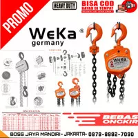 Takel chain block 2ton x 10 meter WEKA Germany