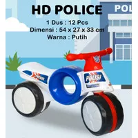 Mainan Sepeda Motor Dorong Polisi | Mainan Anak laki laki | HD Police
