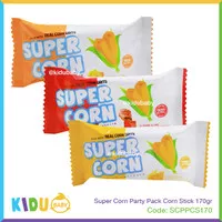 Super Corn Party Pack Chicken Corn Stick 170gr Kidu Baby