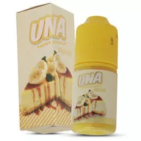 Liquid Vape Una Banana Cheesecake Saltnic 25MG 30ML By IDJ X Vaporking