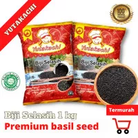Basil Seed / Biji Selasih Import per 1 Kg Premium Yutakachi