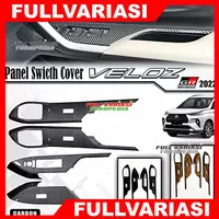 Panel Carbon Hitam Wood Handle Door Trim Avanza Xenia Veloz 2022