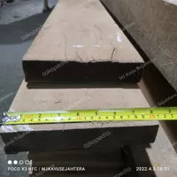 Papan Pintu Kayu Lantai Dinding Bengkirai Super Murah 4 x 20 x 400 cm