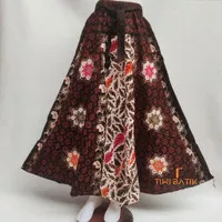 Rok Batik Payung Wanita Murah / Rok Batik Cap Wanita / Bawahan Batik