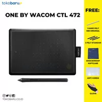 Wacom Pen tablet CTL-472 Small Free Antigores-Softcase-Glove