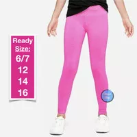 Justice Girl Legging Full Lenght Neon Pink Branded Original