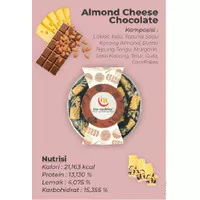 Ina Cookies Almond Cheese Coklat Reguler