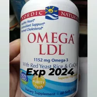 NORDIC OMEGA LDL 1152 MG OMEGA 3 WITH RED YEAST RICE AND COQ10 ISI 60