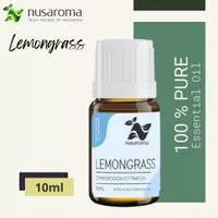10 ml Lemongrass Essential Oil (Minyak Sereh Dapur) Nusaroma