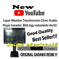 paket karaoke nakamichi nkx55 dan touchskin cleve audio 19inch