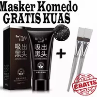 Masker komedo / charcoal mask / masker arang + kuas