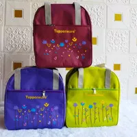 tas pop bunga tulip/tas bekal tupperware/tas bekal makan