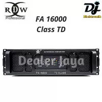 Power Amplifier RDW FA16000 / FA 16000 Class TD - 2 channel