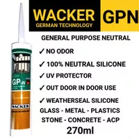 Lem Kaca/Lem Silicone Sealant WACKER GPN NETRAL Type 270ml