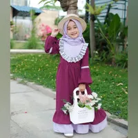 baju muslim anak dress anak pakaian anak gamis anak perempuan blouse