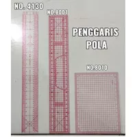 Penggaris Jahit Menjahit 4130 / Penggaris Lurus Pola Bahan Kain