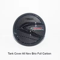 Tank cover tutup tangki mobil all new brio 2019 carbon