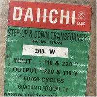 Step down 220v-110v / step up 110v-220v daichi 200W